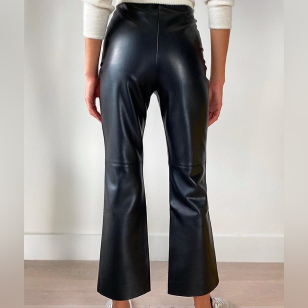 Aritzia Wilfred Porto Vegan Leather Pants in Black
